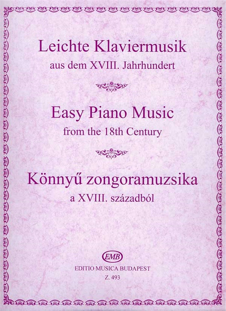 Leichte Klaviermusik aus dem 18. Jahrhundert